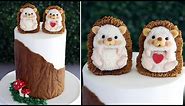 Cute Hedgehog Woodland Animal Cake Tutorial!