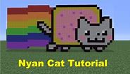 Minecraft Pixel Art: Nyan Cat Tutorial *Remake*