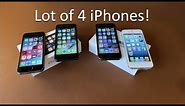 I bought 4 Vintage iPhones for $136