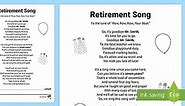 Retirement Song for Teachers