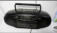 Vintage JVC Portable System RC X720 AM/FM Cassette Tape CD Player Boombox TESTED 2021 06 16