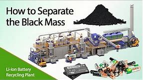 Lithium Ion Battery Recycling - How to Separate the Black Mass