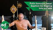 Putin honours Jesus' baptism by dipping into icy lake