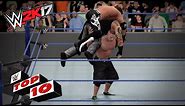 Jaw-Dropping "OMG" Moves: WWE 2K17 Top 10