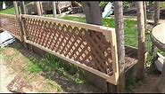DIY - How To Build A Lattice Panel For Garden & Yard (Quick & Easy)