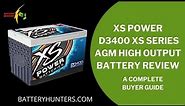 XS Power D3400 XS Series AGM High Output Battery Best Review / XS Battery
