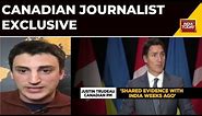 Watch : Canadian Journalist, Daniel Bordman Talks On India Canada Tensions