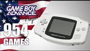 The Game Boy Advance Project - All 954 USA GBA Games - Every Game