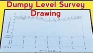 How To Calculation And Drawing Of Dumpy Level Survey | Dumpy Level Survey Calculation And Drawing
