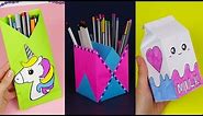 30 DIY School Supplies | Easy DIY Paper crafts ideas
