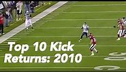 CFL Top 10 Kick Return Touchdowns of 2010