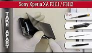 How to disassemble 📱 Sony Xperia XA F3111 / F3112 Take apart Tutorial
