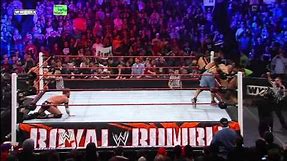 John Cena runs into The New Nexus in the Royal Rumble Match: Royal Rumble 2011