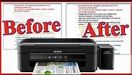 How to fix print quality on Epson printer | poor print quality problem on Epson printers
