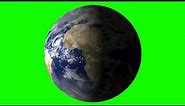 earth in green screen free stock footage