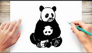 How to Draw A Realistic Panda