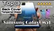 Samsung Galaxy M51 - Top 3 Back Covers & Tempered Glass | Best Back Case