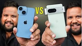 Pixel 7 vs iPhone 14 Camera Test Comparison - Battle of the Base Flagships!