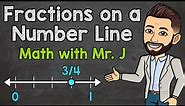 Fractions on a Number Line | Place a Fraction on a Number Line