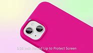 BENTOBEN for Magnetic iPhone 11 Pro Phone Case [Compatible with Magsafe] Slim Fit Cute Heart Design Silicone Soft Rubber Bumper Shockproof Drop Protective Girls Women Boy iPhone 11 Pro Cover, Hot Pink