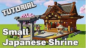Small Japanese Shrine | Minecraft Tutorial