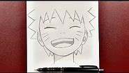 Easy to draw | how to draw kid naruto step-by-step using just a pencil