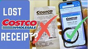 Retrieve your Digital Costco Receipts (If you Lose Them)