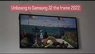 UNBOXING E REVIEW SAMSUNG THE FRAME 32 POLEGADAS 2022