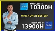 INTEL Core i5 10300H vs INTEL Core i9 13900H Technical Comparison