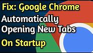 How To Fix Google Chrome Opening Unwanted Sites on New Tab Automatically