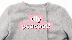 DIY Peacoat / Wool Pea Coat | WITHWENDY