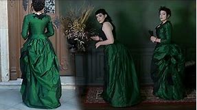 Making A Gothic Victorian Gown // Making Bustle Era Skirts