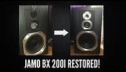 Jamo BX200i Speakers Restored With New Foam - Showcase (Old & New)