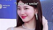 Bae Suzy’s flirting smile 😻🤍🐰 #Suzy | K-Crush