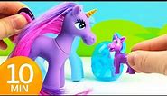 🦄 Play with purple unicorn toys | Unicorn Toys play | purple unicorns | Unicorns for kids