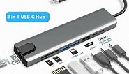 Brightenlux 8 in 1 USB-C Hub – USB-C Dock - Macbook USB Hub - Ethernet - HDMI voor... | bol.com