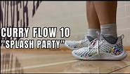 Under Armour Curry Flow 10 "Splash Party" Performance Review | Best Flow Yet!