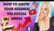 How To Grow Your Business Through Social Media |My 5 C Strategy For Success,Instagram, YouTube Tips