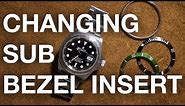 How to change a Rolex Submariner Bezel Insert