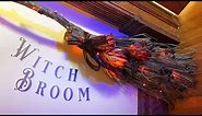 How To Make A Witch Broom - DIY Halloween Decor - Halloween Decorating Idea