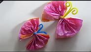 Easy craft// Quick Craft- Tissue paper Butterfly