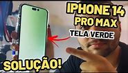 COMO RESOLVER ! TELA VERDE IPHONE 14 PRO MAX TELA BRANCA - iPhone 14 pro max green display issue fix