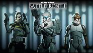 Star Wars Battlefront 2 - ALL CLONE TROOPER OUTFITS & SKINS (New Update)