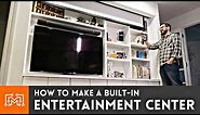 How to Make a Built-In Entertainment Center | I Like To Make Stuff