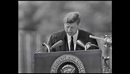 June 10, 1963 | JFK "Peace Speech" at American University