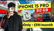 I bought iphone 15 pro in UK🇬🇧 | How to buy a mobile phone in UK | Monthly Contract - £59😍