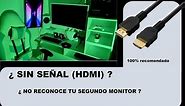 Como solucionar la pantalla sin señal HDMI 100% recomendado (segundo monitor)