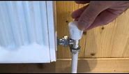 How to turn different radiator valves off