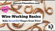 Wire Working Basics: How to create beautiful shapes from wire.