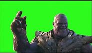 Thanos Snaps His Fingers EndGame Green Screen